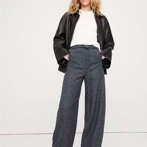 Banana Republic ULTRA-HIGH RISE RELAXED BARREL DONEGAL PANT NWT Size 12